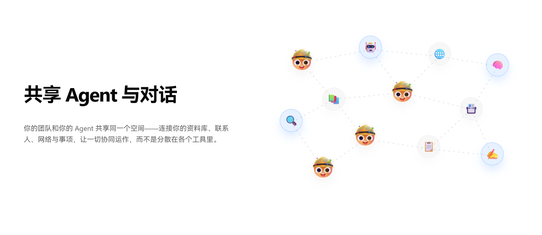 共享 Agent 与对话